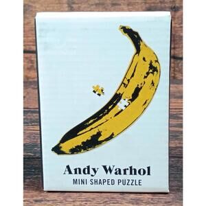 Andy Warhol Mini Shaped Puzzle -‎ 75 Piece Banana Design